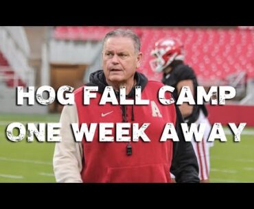 Arkansas fall camp just one week away