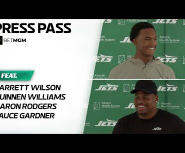 Garrett Wilson Discusses The Standard Aaron Rodgers Sets For The Team