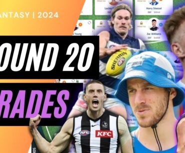 Surviving 3 OUTS (Round 20 Trades) | AFL Fantasy 2024