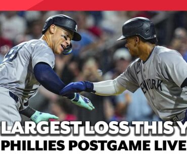 Phillies allow six homers, get crushed by Yankees 14-4 | Phillies Postgame Live