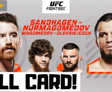 UFC Fight Night Sandhagen vs Nurmagomedov Predictions & Full Card Breakdown - UFC Abu Dhabi Betting