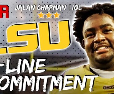 BOOM! LSU Lands Commitment From '26 IOL Jalan Chapman | LSU Football Recruiting News