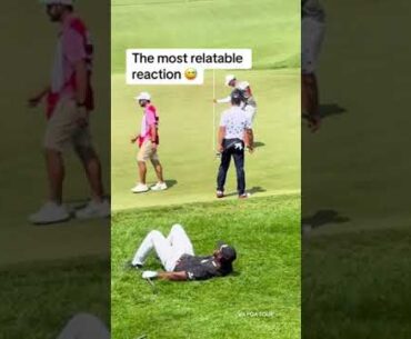 Come for the golf shot, stay for the reaction