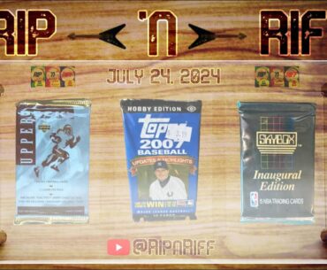 Opening Topps Baseball Packs & Upper Deck Football Cards | Rip ‘N Riff