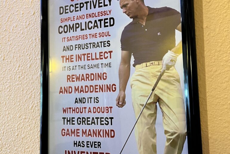 Arnold Palmer knew the struggle.