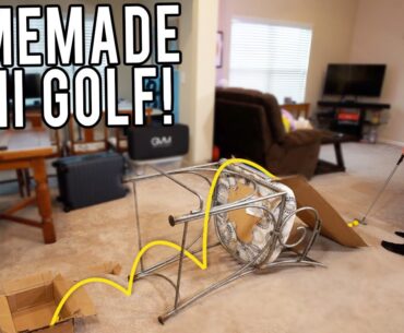 We Built A Homemade Mini Golf Course!