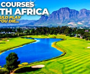 15 Golf Courses in South Africa 🇿🇦  | Golf Travel Bucket List