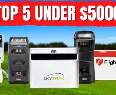 The Best Golf Simulators in 2024! (Top 5 Launch Monitors Under $5000)