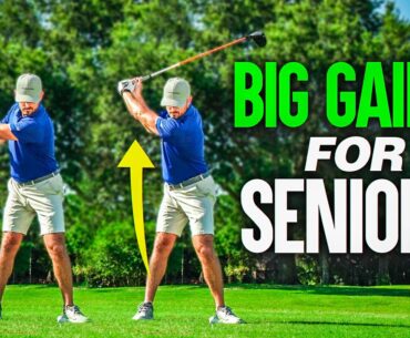 SENIOR GOLFERS- CHANGE THIS ONE SIMPLE THING TO UNLEASH HUGE DRIVES