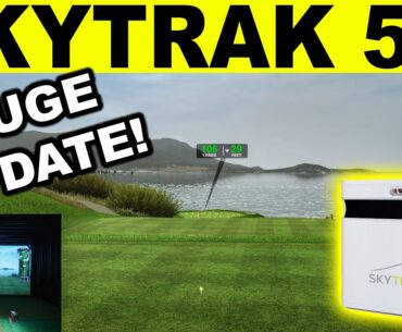 SKYTRAK Golf Simulator Software Update 5.0!  First Look & Review!