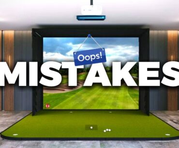 The Biggest Golf Simulator Mistakes I Made & How to Avoid Them...