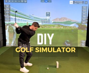 How I Built a Luxury Home Golf Simulator Studio (Step-by-Step)