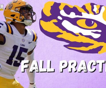 Fall Practice Report: Sage Ryan Leading LSU Secondary! | Tigers D-Line Rotation??