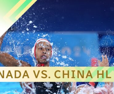 Canada defeats China for 1st women's water polo victory at Paris 2024 | #paris2024