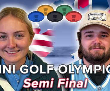 Mini Golf Olympics | Semi-Final | #1 Bella 🇺🇸 vs #4 Eddie 🇬🇧