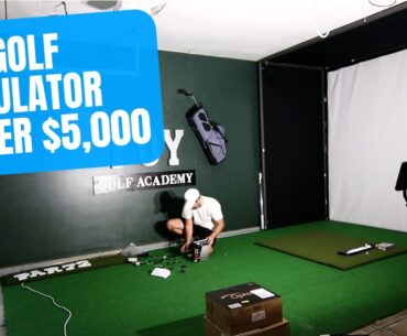 Building a Golf Simulator Room Step by Step - Nick Foy Golf