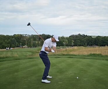 🇩🇪 Martin Kaymer Driver. DTL 7th tee - LIV Golf UK Championship, Round 2. Slow Motion Golf Swing