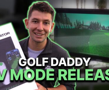 Golf Daddy Simulator's TV Mode is INSANE - Play Golf on Your TV!