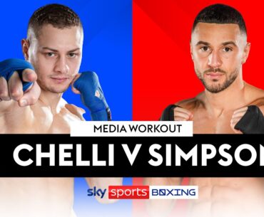 ZAK CHELLI V CALLUM SIMPSON! 🔥 | Live Media Workout