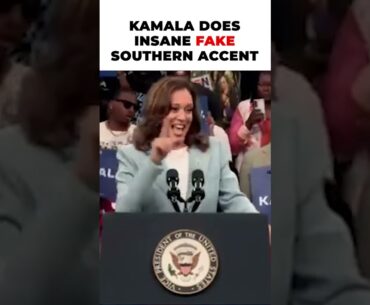 Kamala Harris Does INSANE Fake Southern Accent