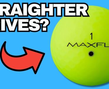 MAXFLI - STRAIGHTFLI  Matte Golf Ball - Up Close Look!