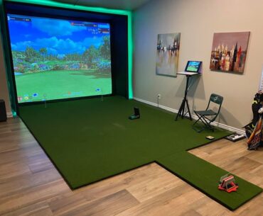 Indoor Golf Simulator Build with Carl's Enclosure, Mevo+/GC2 and Optoma GT1090HDR!