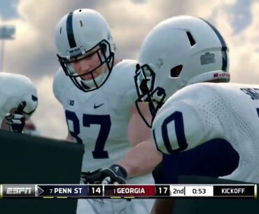 Penn State vs Georgia Bulldogs - NCAA Football 14 - Updated 2024 2025 Gameplay