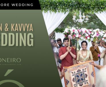 A+A Fairytale Fusion Chettinad + Punjabi wedding | Eagleton The Golf Resort, Bangalore