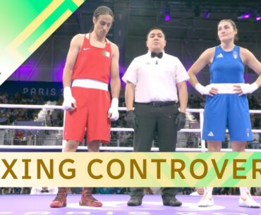 Italian boxer abandons Olympic bout against Algerian who previously failed gender test | #paris2024