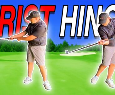 Simple Wrist Hinge Drill to Shallow out your Golf Swing