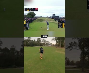 Can Jamie Reid make a birdie before Brian Harman finishes a drive? #shorts #golf #speedgolf