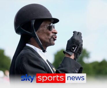 Olympics: Snoop Dogg sports full equestrian kit to watch dressage