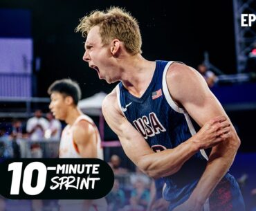 Canyon Barry 🇺🇸 keeps the USA Olympic dream alive 🙏 10-MINUTE SPRINT: 3x3 Basketball Highlights 🏀