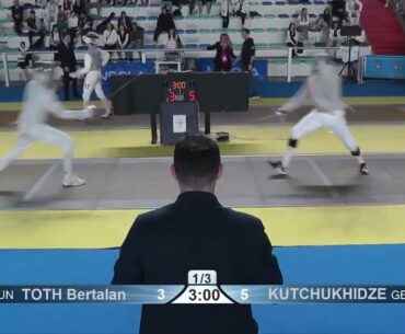 European Championships 2024 JMS - L32 - Bertalan Toth HUN v Lasha Kutchukhidze GEO