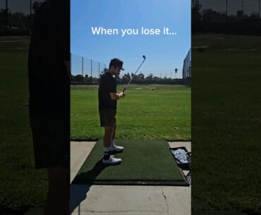 losing the swing to a layoff. #golf #lessons #tips