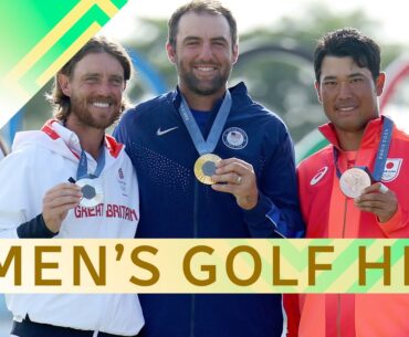 American Scottie Scheffler roars down the back 9 to win Olympic golf gold | #paris2024