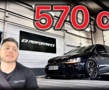 VW GOLF 7 GTI CLUBSPORT STAGE 4 (570cv) : ATTENTION ÇA TOURNE! 🔥😈