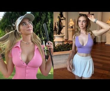 British weather ruins golf beauty Grace Charis' 'hot girl summer' after jetting to the UK #g7g6c6f