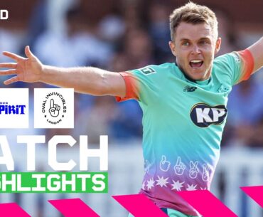 SAM CURRAN TAKES HAT-TRICK AND SMASHES 50 😱 | London Spirit v Oval Invincibles Highlights