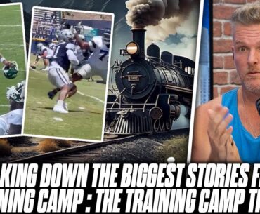 Aaron Rodgers & Garrett Wilson Fighting, Micah Parsons Gets Laid Out, & More | Training Camp Train