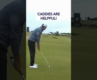 Scottie Scheffler's RETHINKS amazing shot with caddie! 🤯