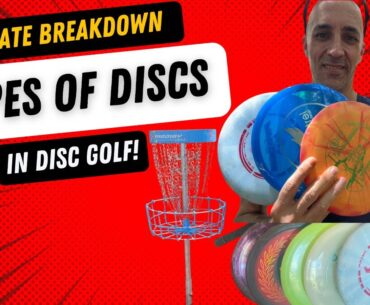 Every Disc Golfer NEEDS to Know The Types Of Disc Golf Discs!