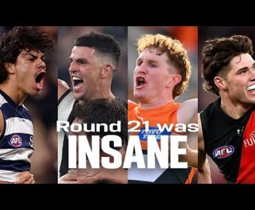 Every WILD finish in Round 21, 2024 | AFL