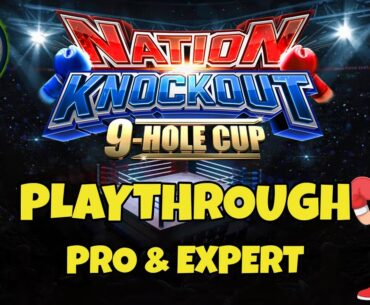 PRO & EXPERT Playthrough, Hole 1-9 - Nation Knockout 9-hole cup! *Golf Clash Guide*