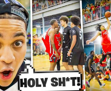 WE PLAYED KAI CENATS AAU TEAM & THINGS GOT HEATED!