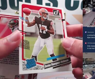 Sat. 1/27/23: PANINI DONRUSS FOOTBALL HOBBY 3-BOX BREAK #11 *2 RT EACH*