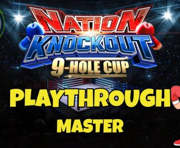 MASTER Playthrough, Hole 1-9 - Nation Knockout 9-hole cup! *Golf Clash Guide*