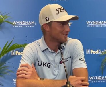 Will Zalatoris loves being back at the Wyndham Championship