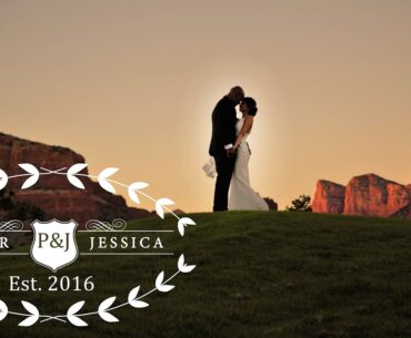 Beautiful Sedona Golf Resort Wedding With First Look by Award Winning Sedona Wedding Videographer