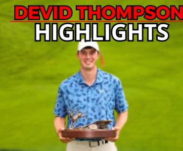 Final day Davis Thompson’s winning - HIGHLIGHTS, John Deere 2024